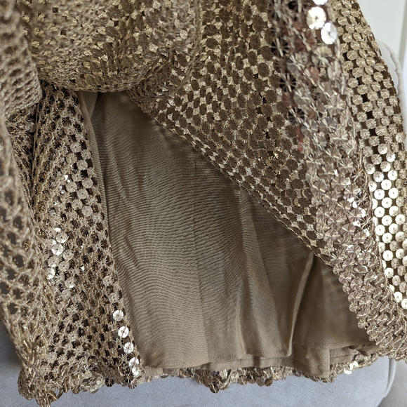 ZARA GOLD MESH SLIP DRESS XS S M NWT - Picture 13 of 16